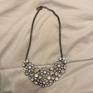 A&F Elegant Floral Crystal Necklace